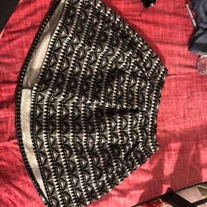 Black & White Pattern Skirt